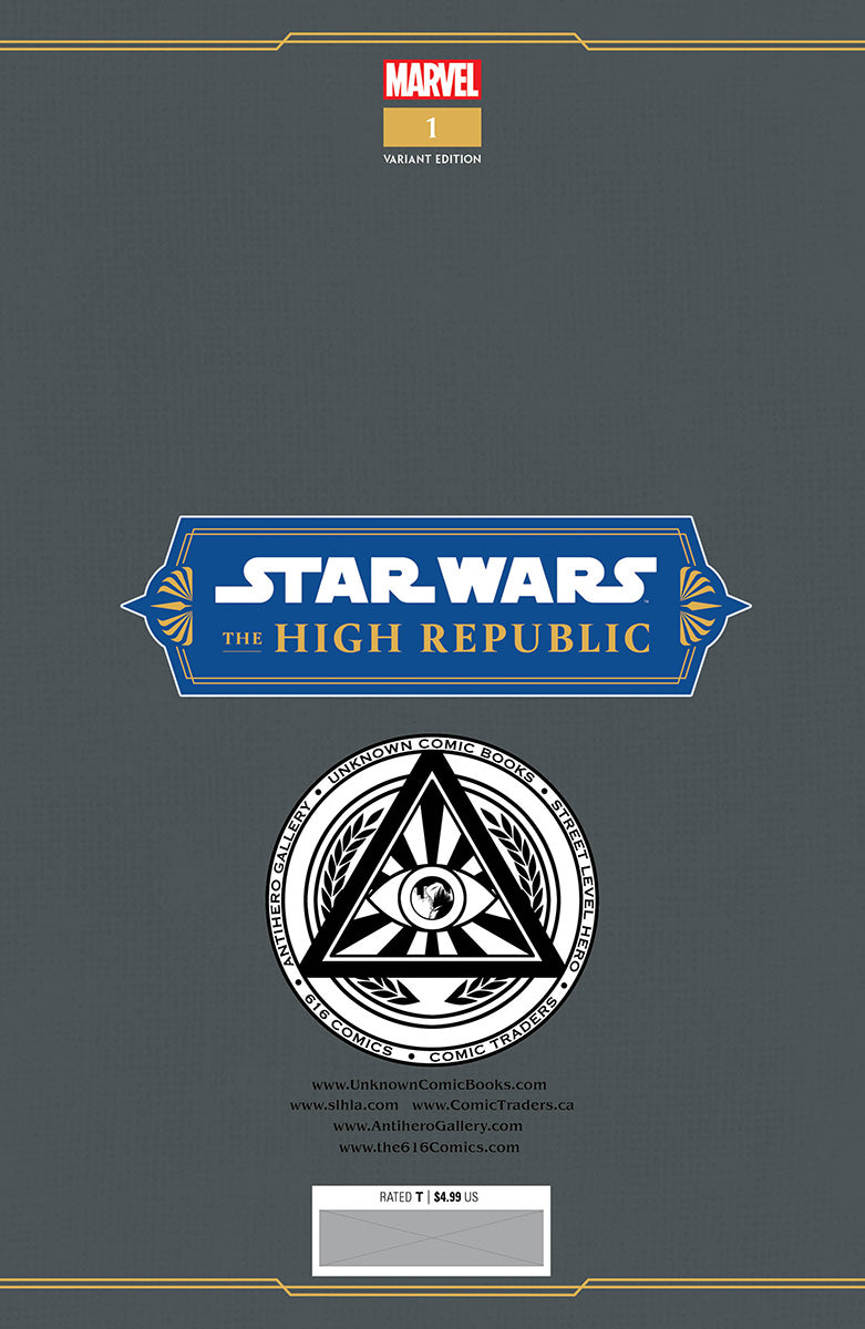 STAR WARS: THE HIGH REPUBLIC #1 UNKNOWN COMICS TYLER KIRKHAM EXCLUSIVE VIRGIN VAR (10/12/2022)