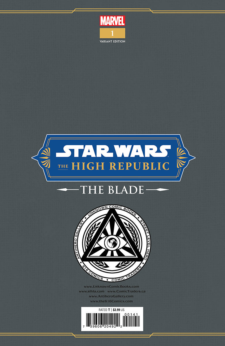 Star Wars: The High Republic - The Blade #1 Unknown Comics Paolo Villanelli Exclusive Var (11/23/2022) (12/28/2022)