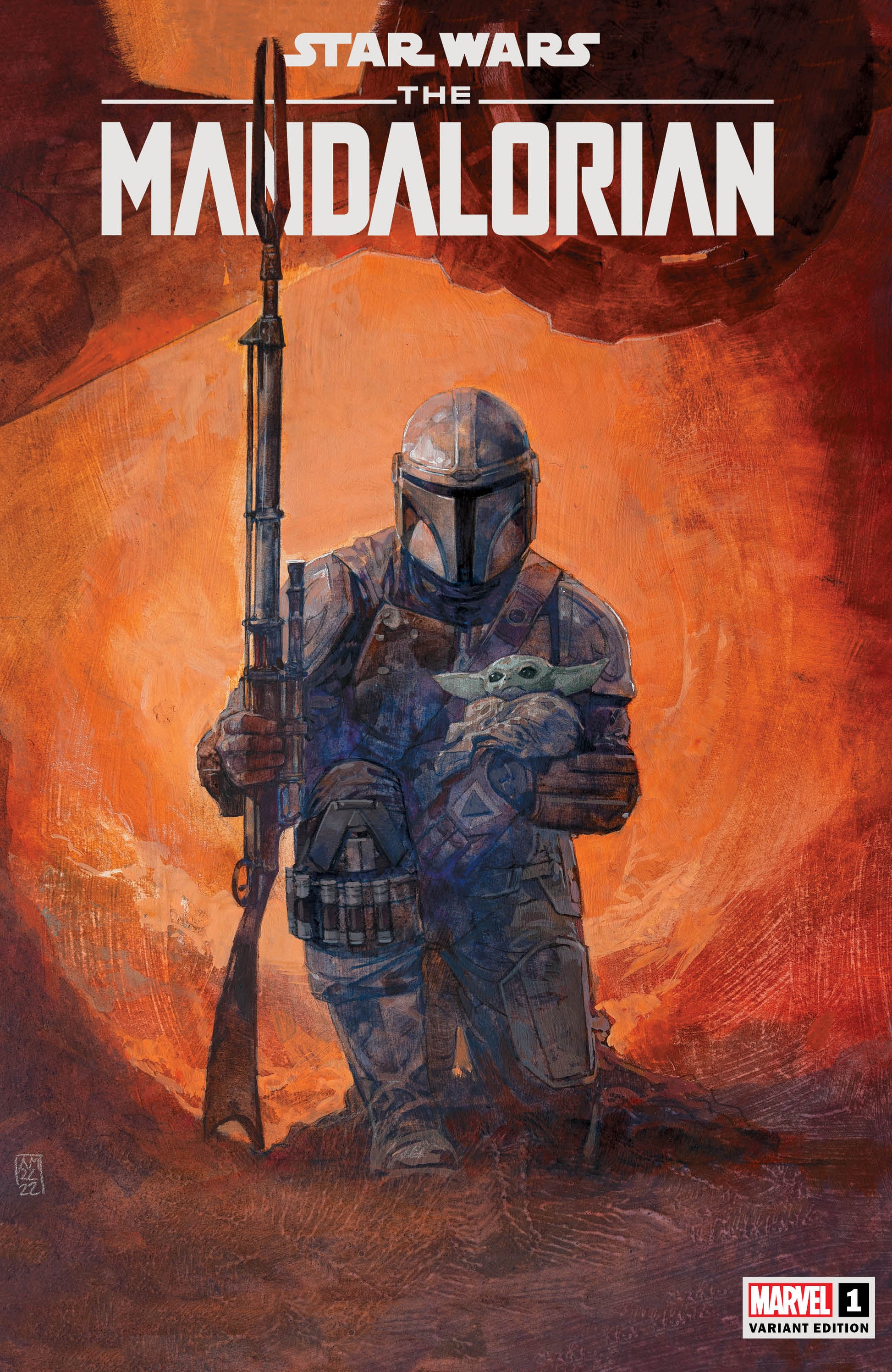 Star Wars: The Mandalorian #1 Alex Maleev Exclusive Var (07/22/2022) (FC)