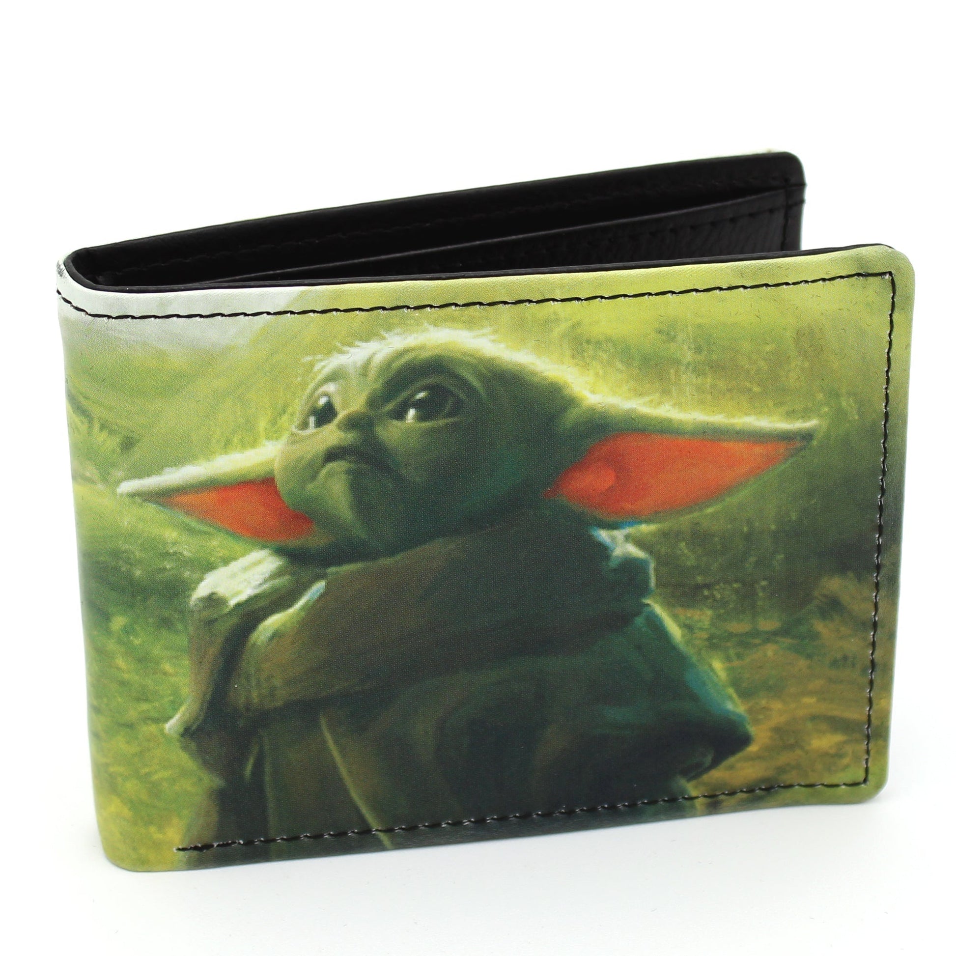 Star Wars The Mandalorian Grogu "Baby Yoda" Bi-Fold Wallet with Gift Tin