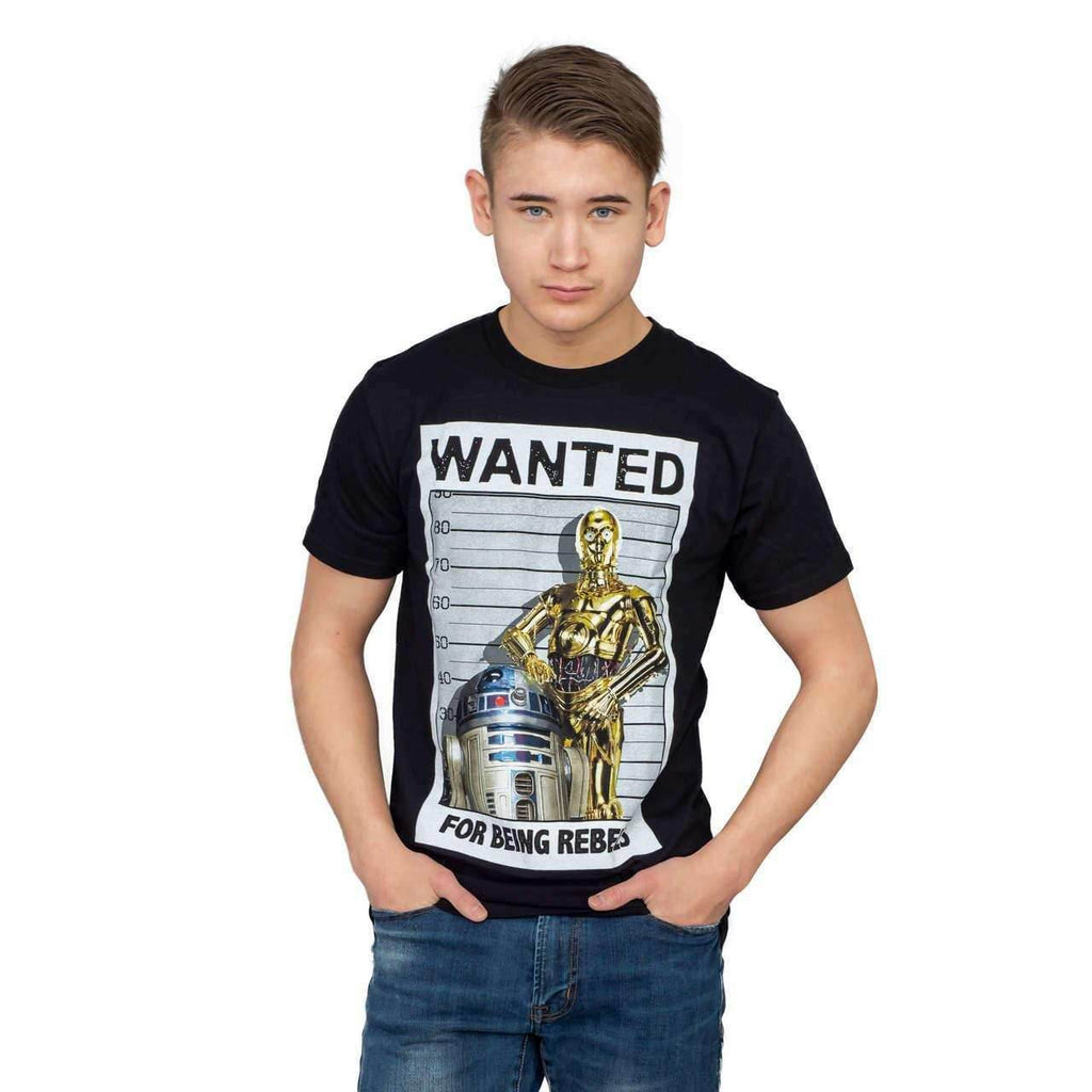 Star Wars Wanted For Being Rebels T-Shirt Tee - S
