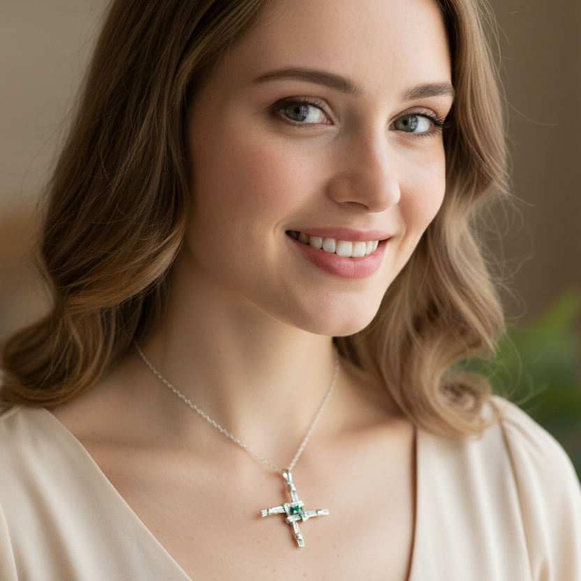 Springtime Saint Brigid's Cross