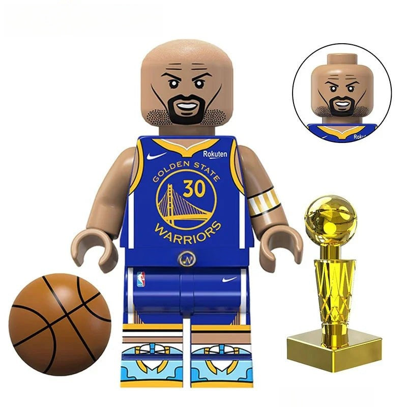 Stephen Curry Lego Minifigures Custom Toys Sports Icons NBA Basketball