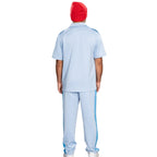 Steve Underwater Explorer Movie Character Halloween Cosplay Costume Set