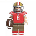Steve Young NFL Football Legends Lego Minifigures Custom sports Toys