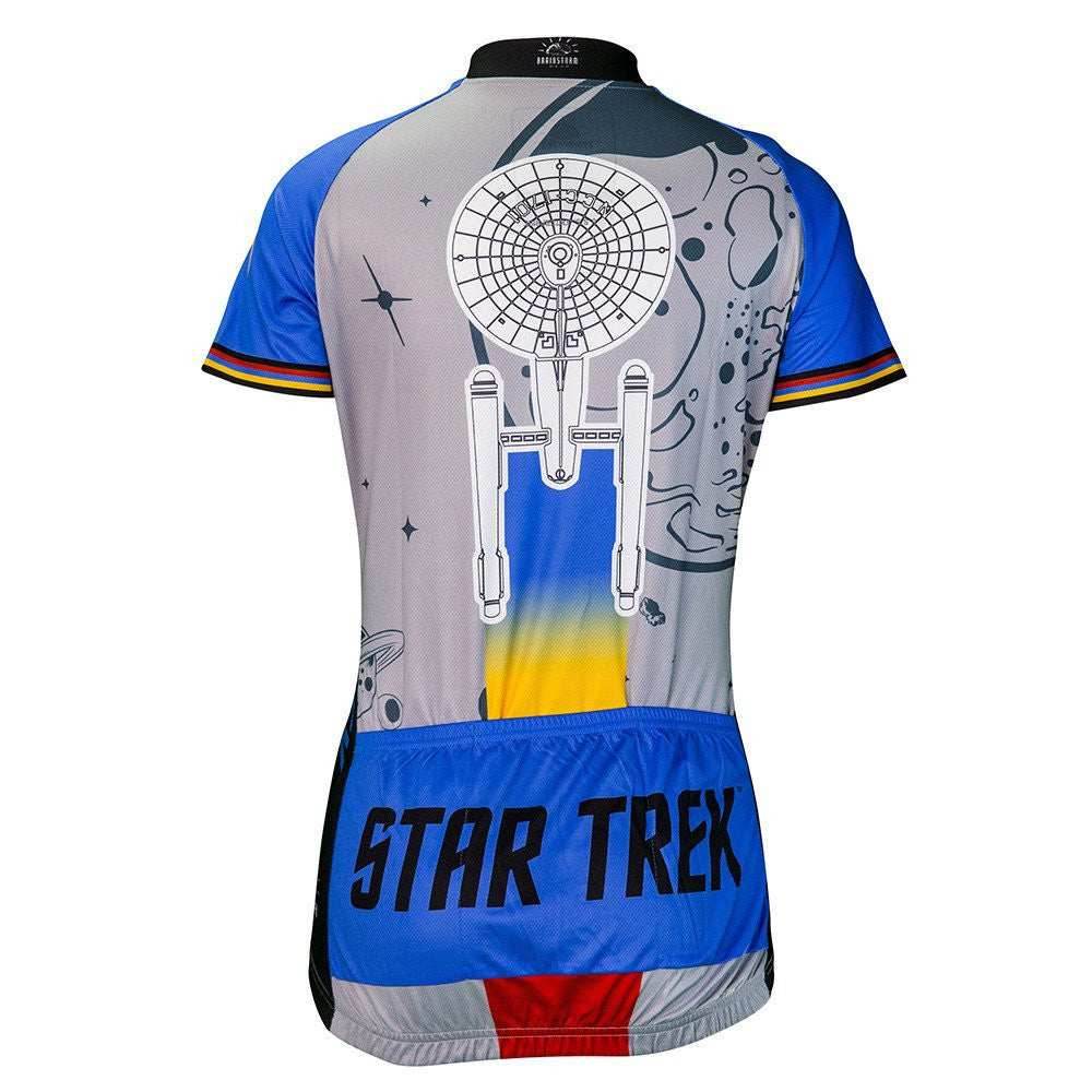 Star Trek Final Frontier Women's Cycling Jersey (S, M, L, XL, 2XL) - Blue / Large