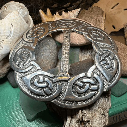 Lorna Celtic Knot Scarf Ring - 