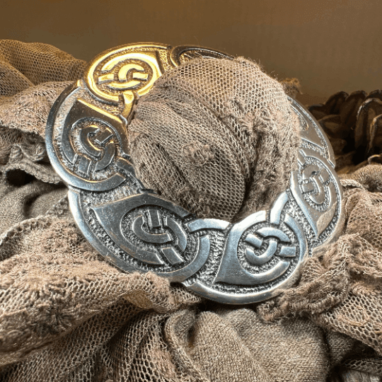Lorna Celtic Knot Scarf Ring - 