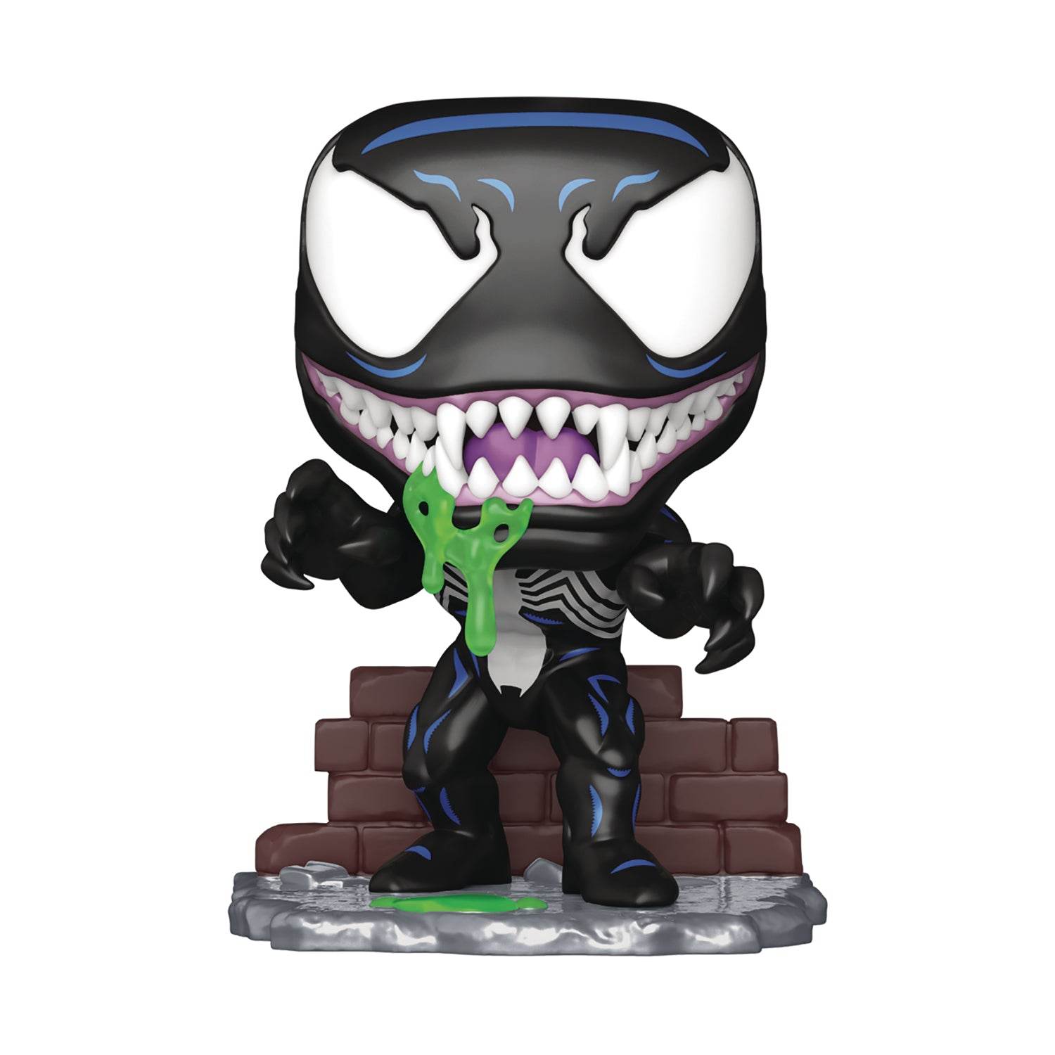 Funko Pop! Comic Cover: Marvel Venom Lethal Protector Glow in The Dark Previews Exclusive Vinyl Figure - 