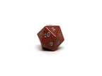 Stone D20 Dice - Goldstone - Elvenkind Font - Role-Players