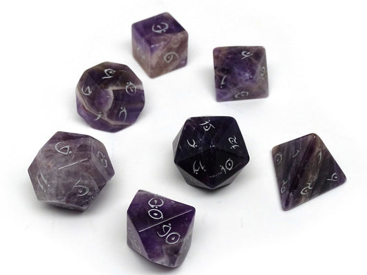 Stone Dice Collection - Amethyst - Elvenkind Font