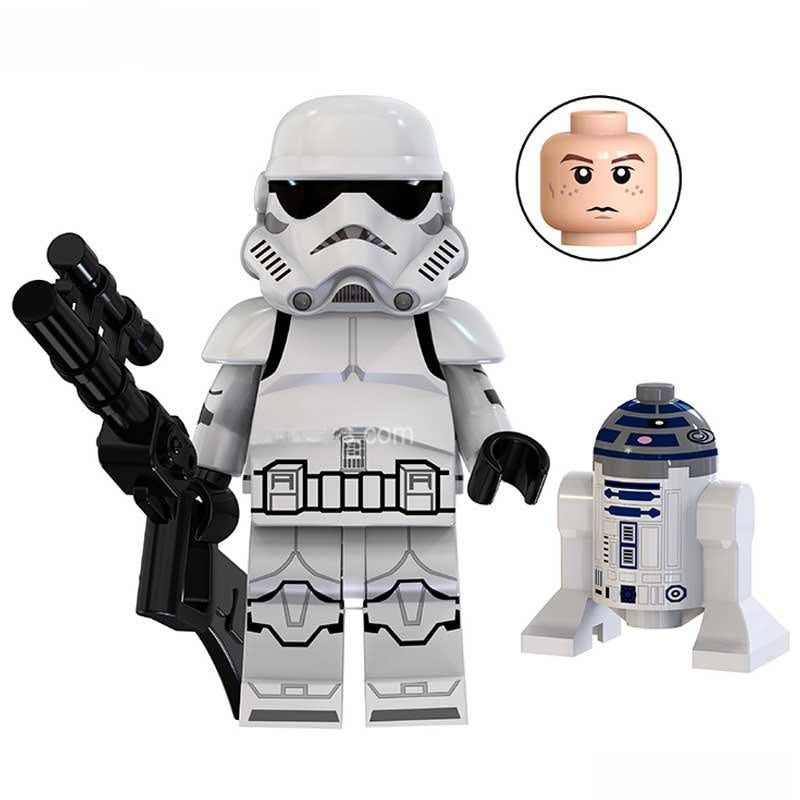 Stormtrooper & Mini R2D2 Droid Lego Star Wars Minifigures