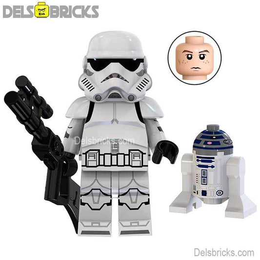 Stormtrooper & Mini R2D2 Droid Lego Star Wars Minifigures - 