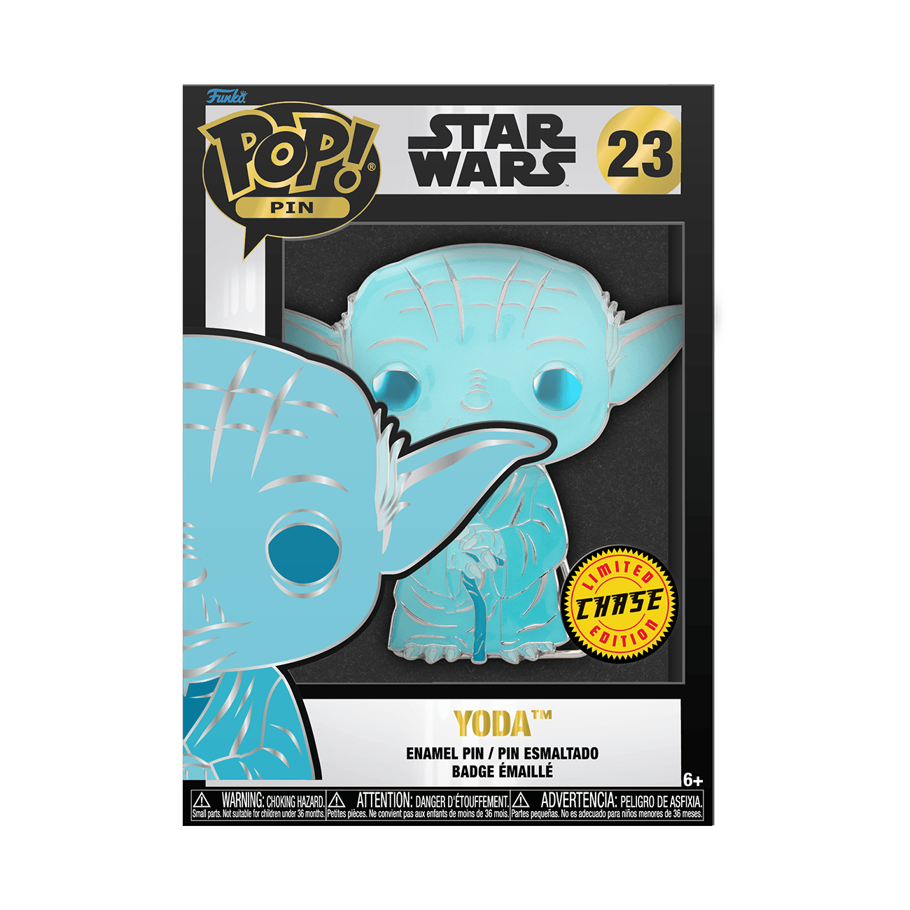 Funko Pop! Sized Pin: Star Wars - Yoda Chase - 