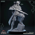 Stragovian Nightwarden: Sculpt 1 (Female Human Ranger) - 