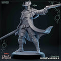 Stragovian Nightwarden: Sculpt 6 (Male Human Ranger) - 