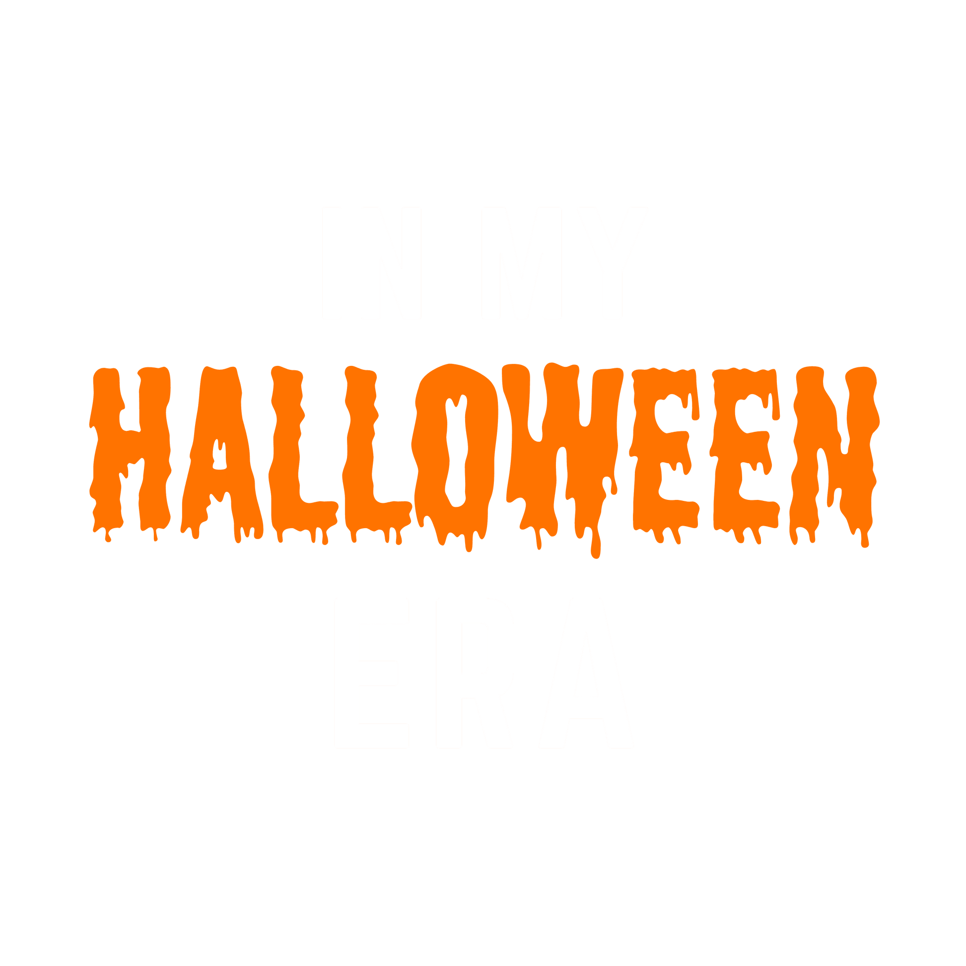 In My Halloween Era Tee - Small / Orange