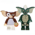Stripe & Gizmo from Gremlins Mogwai Lego Minifigures Custom Toys