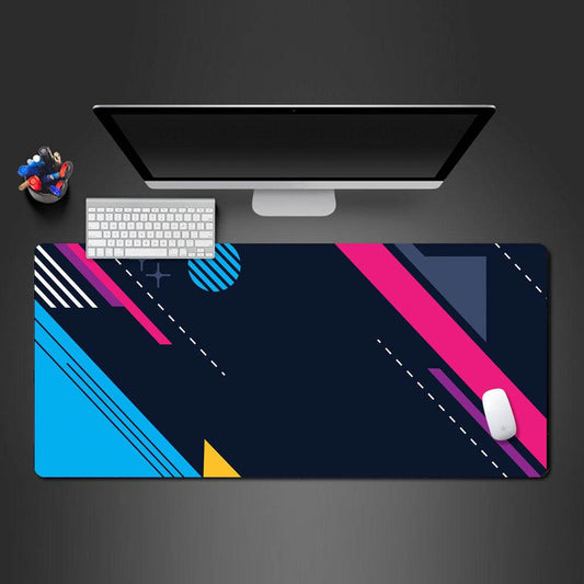 Stripes Geometric Desk Pad - M (70 x 30cm)