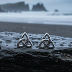 Trinity Knot Stud Earrings