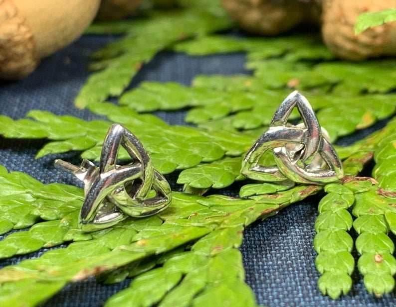 Trinity Knot Stud Earrings - 