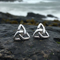 Trinity Knot Stud Earrings