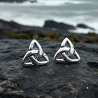 Trinity Knot Stud Earrings