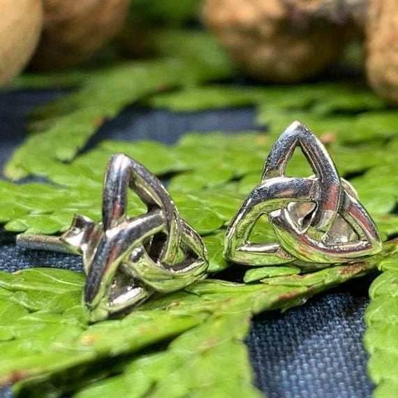 Trinity Knot Stud Earrings - 