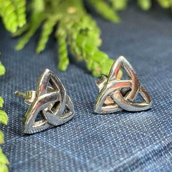 Trinity Knot Stud Earrings - 