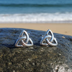 Trinity Knot Stud Earrings