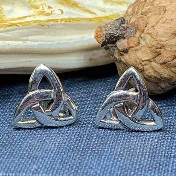 Trinity Knot Stud Earrings - 