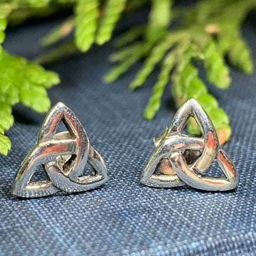 Trinity Knot Stud Earrings - 