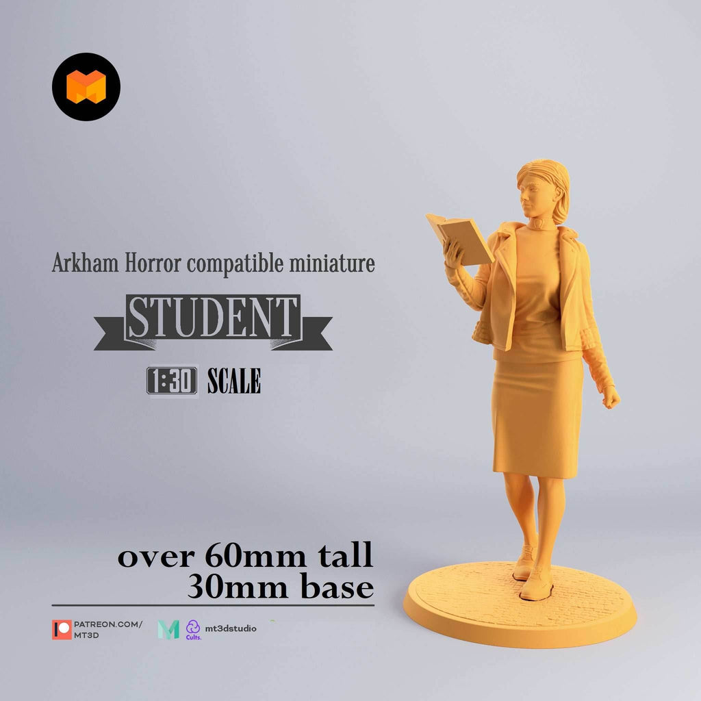 Arkham Compatible Investigator: The Student (Amanda Sharpe) - 