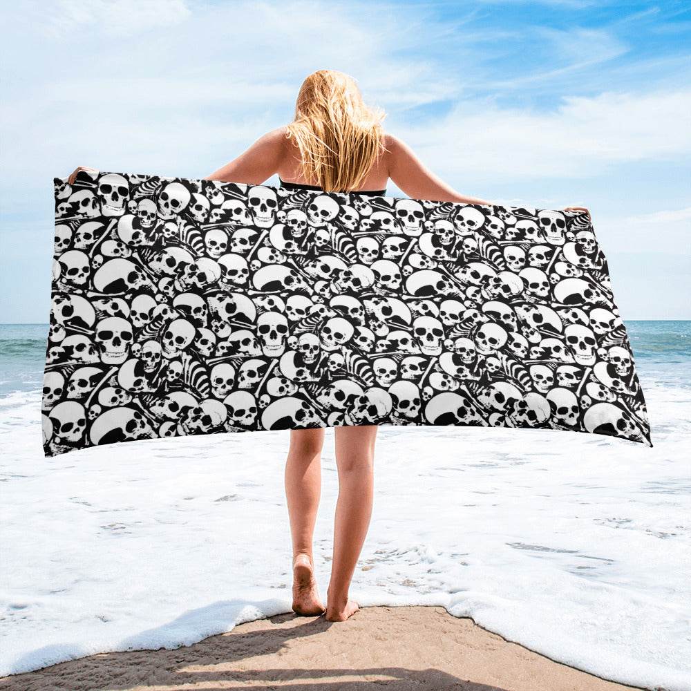 Skull and Bones Ossuary Towel - 