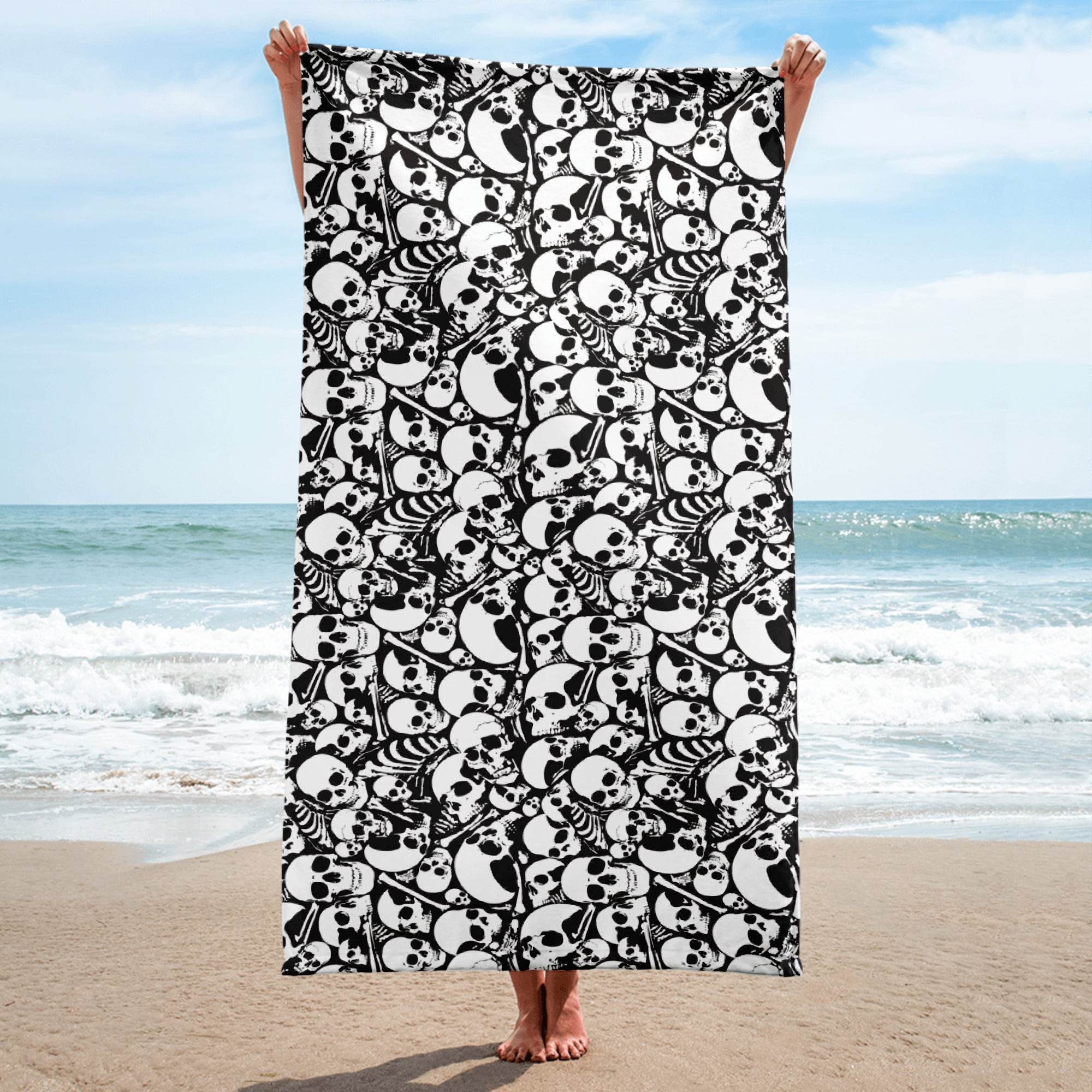 Skull and Bones Ossuary Towel - 