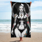 Gothic Sexy Evil Nun 1 Towel - 