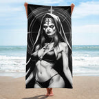 Gothic Sexy Evil Nun 2 Towel - 