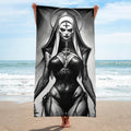 Gothic Sexy Evil Nun 3 Towel - 