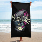 Grave Digs Skeleton Skater Towel - 