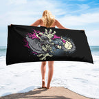 Grave Digs Skeleton Skater Towel - 