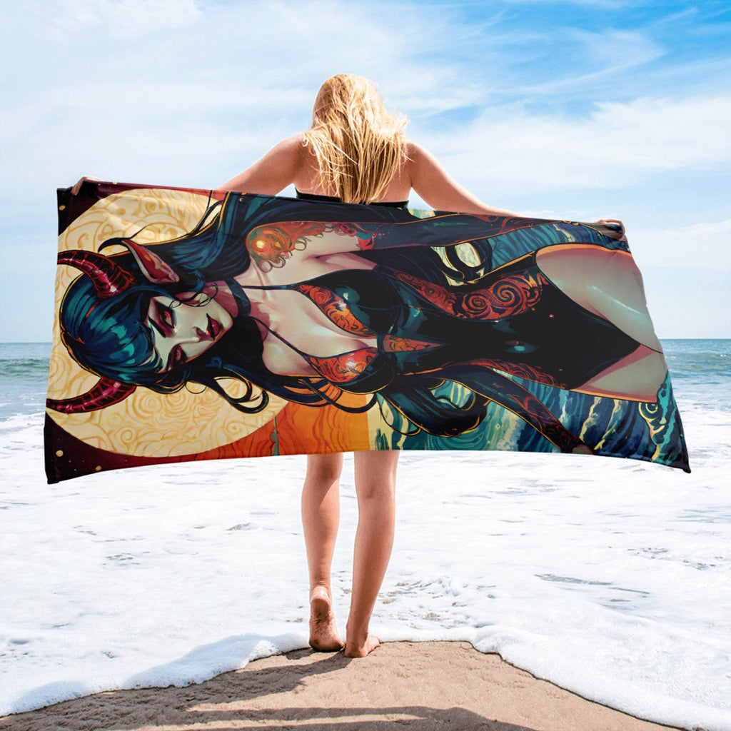 Sexy Swimsuit Succubus 1 Towel - 