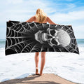 Spider Web Skull Towel - 