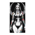 Gothic Sexy Evil Nun 1 Towel - 