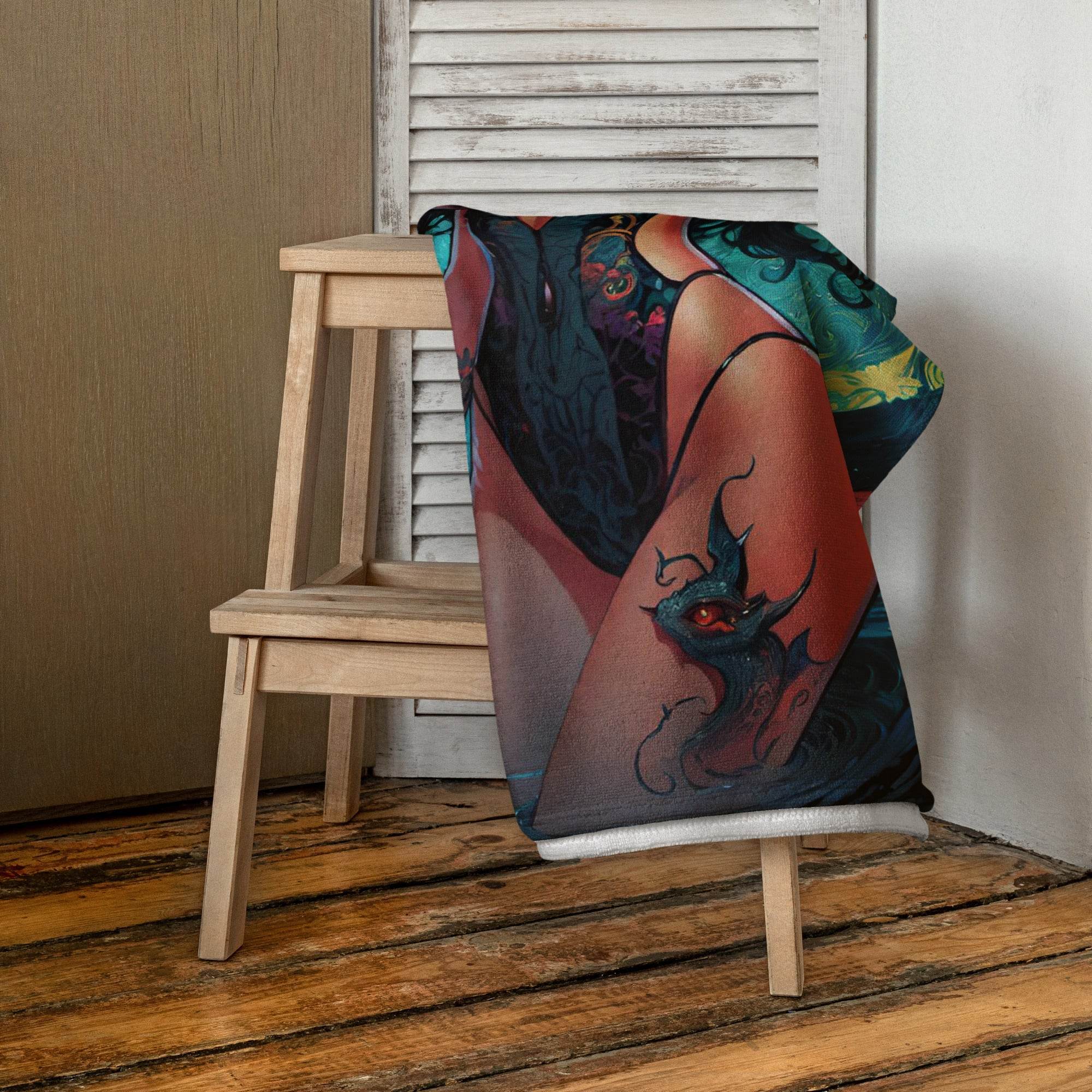 Sexy Swimsuit Succubus 3 Towel - 