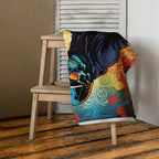 Colorful Skeleton Skater Towel - 