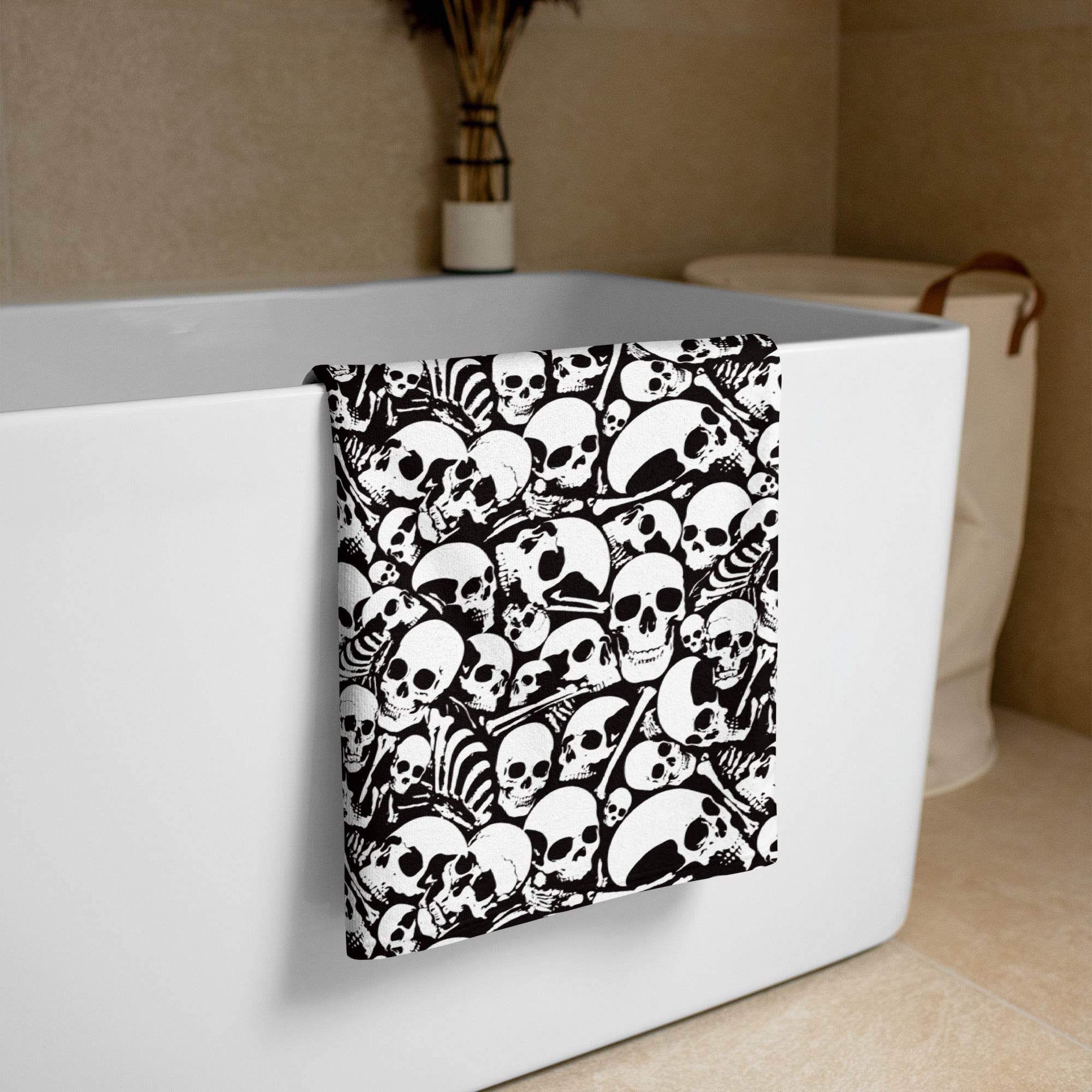 Skull and Bones Ossuary Towel - 