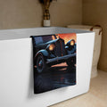 Gothic Church and Hearse Towel - 