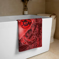 Gothic Skull and Heart Towel - 