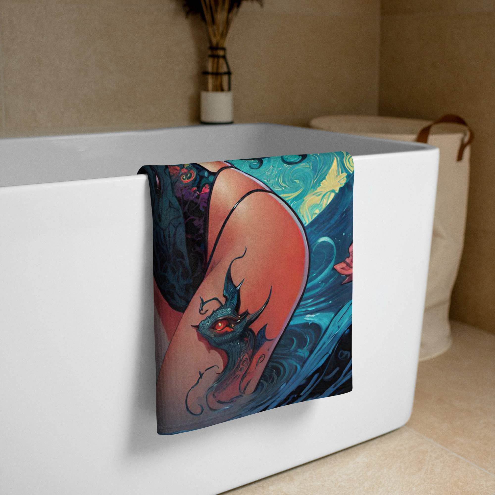 Sexy Swimsuit Succubus 3 Towel - 