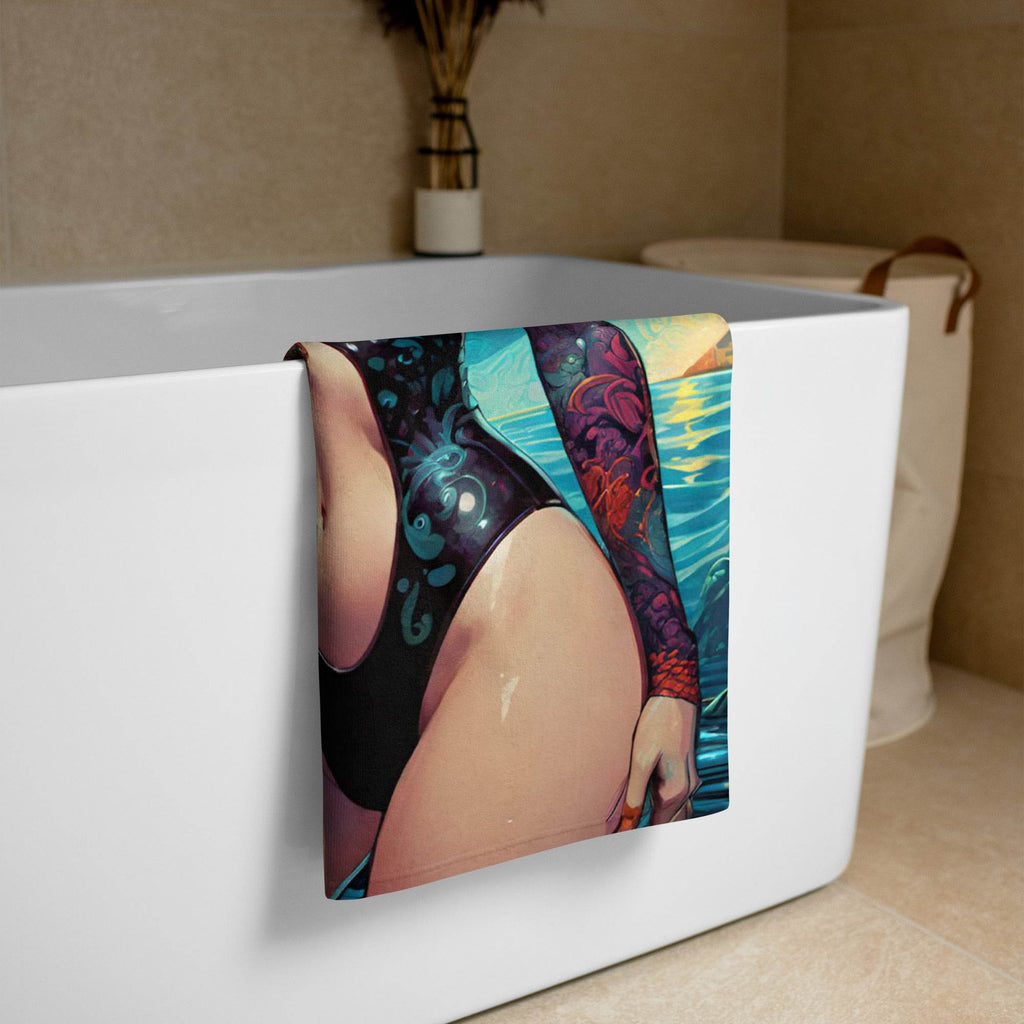 Sexy Swimsuit Succubus 4 Towel - 